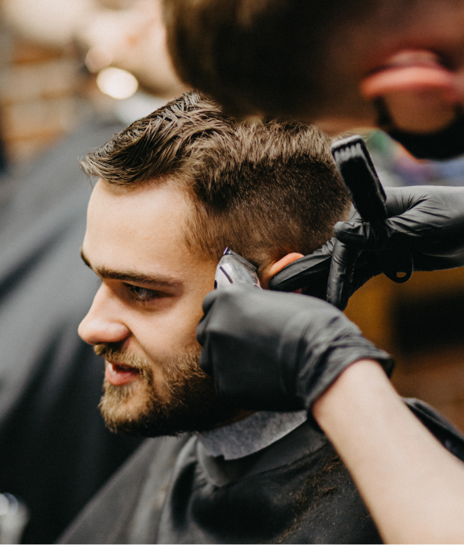 The Best Barber Shop Near Me - Confident Man